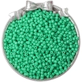 Levendige muntgroene glazen kralen voor DIY-sieraden in een decoratief dienblad - 4mm (10g/Pak) / Smaragdgroen