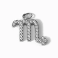 Pendentif Scorpion en argent avec pierres CZ pour la création de bijoux DIY - Scorpion-Argent
