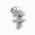 Pendentif Sagittaire en argent serti de cristaux de zircone pour création de bijoux DIY - Sagittaire-Argent