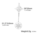 Ciondolo in metallo cavo con nodo celtico e cubo di Metatron argento dal peso di 6,5g - Stile 6 (SS2020011505+2022042501-S) / Color Acciaio