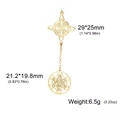 Pendenti nodo celtico dorato e cubo di Metatron per creazione di gioielli fatti a mano - Stile 6 (SS2020011505+2022042501-S) / Oro
