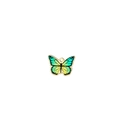 Pendentif papillon en acier inoxydable dégradé bleu et jaune pour création de bijoux - Or-Papillon(Jaune-Vert)