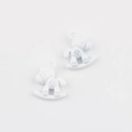 Dettaglio di ciondoli a forma di cavallo a dondolo in metallo bianco per gioielli fai-da-te - Bianco
