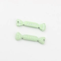 Detailansicht mintgrüner bonbonförmiger Legierungsanhänger für DIY-Schmuck - Grün