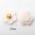 Detail van 29mm handgemaakte iriserende lovertjesbloemen voor DIY-knutselprojecten - Stijl 07 29mm