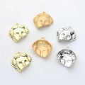 Pendentifs visage de déesse vintage en or et argent pour création de bijoux DIY - Couleurs Mélangées Aléatoires