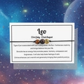 Handmade Leo zodiac bracelet featuring Tiger's Eye and Citrine beads on black braided cord - Leo