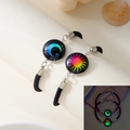 Luminous sun and moon couple bracelets set with glow-in-the-dark charms and braided ropes - Colorful Sun Moon Braided Rope Bracelet Style 3