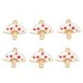 Détail de breloques en forme d'éventail avec motifs fleurs de prunier pour bijoux DIY - Blanc (px1141-6)