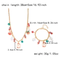 Detaillierte Größenangaben für Weihnachts-Schmuckset mit Weihnachtsmann und Glocken - Weihnachtsmann Geschenk Glocke Stil (NC25Y0784-2)
