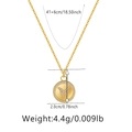 Guide des tailles collier papillon doré avec halo en zircone et chaîne 41+6cm - Plaque Ronde Incrustée Papillon (KN0282)