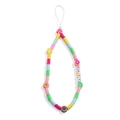 Colorful fruit beaded phone strap with BABY letter beads and rainbow Heishi clay discs - Style 2 Multicolor 0038 / Multicolor