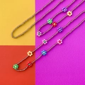 Collane di perline colorate a margherita fatte a mano in stile bohémien Y2K multicolore - Multicolore (2222) Perline Marroni