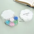 Boîte de rangement fleur à 7 compartiments pour perles et bijoux diamètre 13cm - Boîtier Fleur de Prunier à 7 Grilles 13x1.9mm