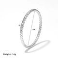 Sleek 5mm silver stretch bracelet featuring a textured hammered finish for women - Hammered Textured Style (Silver-B)