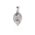 Hip hop style silver lion head pendant in polished stainless steel for necklaces - 3D Realistic Lion Head (TH23) / Steel