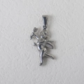 Cupid angel pendant crafted in 18K gold plated stainless steel with high polished finish - Cupid / Steel