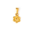 DIY retro floral 24K gold plated stainless steel pendant with star flower design - Flower Style (TH12) / Gold