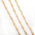 Tre collane in acciaio inossidabile dorato con maglie a forma di croce concatenate - Stile Piccola Croce / Oro / 18cm