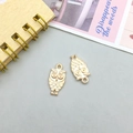 Golden owl charms in alloy finish with intricate feather textures for DIY jewelry - Owl Style (11596)