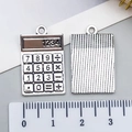 Pendentif calculatrice en argent d'alliage antique pour bijoux DIY et colliers - Calculatrice Style 1 (21419)
