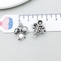 Pendentifs batterie vintage en argent pour création de colliers et bracelets DIY - Style Batterie (18932) / 1个装 (20x16mm) / Argent antique