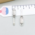 Pendentifs tournevis en argent antique en alliage pour bijoux et colliers DIY - Tournevis en Argent Antique (8522)