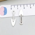 Mini breloques pelles en alliage argent antique pour création de bijoux DIY et artisanat - Pelle en Argent Antique (8528)