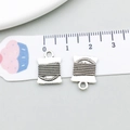 Antieke zilveren garenspoel hanger van legering voor DIY sieraden en halskettingen - Antiek Zilveren Spoel Stijl (8708)