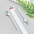 Antique silver alloy sword pendant DIY accessory, 8.5cm vintage style sword charm - Antique Silver Sword (8077)