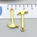 Set de dijes de martillo oro antiguo para creación de joyas DIY y manualidades - Martillo de Oro Antiguo (20389)