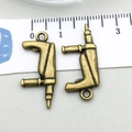 Antique bronze zinc alloy electric drill charm pendant for DIY jewelry making - Impact Drill (17391)