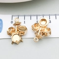 Pendentif batterie dorée en alliage pour bijoux DIY, hauteur de 2,3 cm - Batterie (20934) / 1个装 (20x16mm) / Or KC