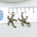 Seestern Anhänger aus Bronzelegierung für DIY Schmuckherstellung 20mm Größe - Seestern (20722)