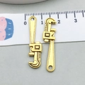 Colgante de llave de aleación de oro antiguo para manualidades de joyería y pulseras - Alicates de Oro Antiguo (20397)