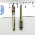 Antique bronze alloy screwdriver charm pendant for DIY jewelry and necklaces - Screwdriver (20443)