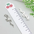 Antique silver snake sword and abstract charm pendants for DIY jewelry making - Antique Silver Sword (18799)