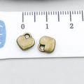 Ciondoli a cuore in bronzo antico per gioielli fai-da-te con righello - Cuore (19940)
