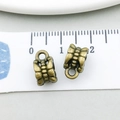 Antique bronze alloy butterfly charms for jewelry making with vintage texture - Antique Bronze Butterfly (20673)