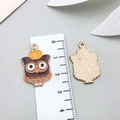 Enamel owl charm with pumpkin hat for DIY jewelry making in autumn thanksgiving style - Pumpkin Owl (19322)