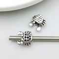 Retro crab alloy beads for DIY jewelry making with antique silver finish details - 12*12mm / Antique Silver Crab Bead (15668)