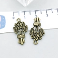 Pendentifs épi de blé en alliage bronze antique pour bijoux DIY et bracelets - Décoration Vin Bronze Antique (20774) / 13*24mm