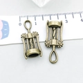 Pendentifs ouvre-bouteille de vin en bronze antique pour bijoux DIY, lot de deux - Ouvre-Bouteille Bronze Antique (20784) / 11*27mm