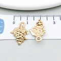 Goldener Weintrauben-Anhänger für DIY-Schmuck mit Lineal zur Größenmessung - KC Gold Weintrauben (20816)