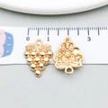 Goldlegierung Baum und Traube Anhänger mit Lineal für Schmuck DIY Herstellung - KC Gold Weintrauben (20820)