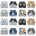 Lot de 16 breloques chat en émail coloré pour la fabrication de bracelets et colliers DIY - Série Chat Multicolore Mixte (SN942)