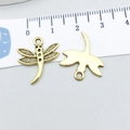 Pendentif libellule en alliage or antique pour la création de bijoux DIY fins - Libellule Or Antique (20170) / Or antique