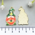 St. Patrick's Day kabouter hanger met groen geruite hoed en gouden hoefijzer - Groene St. Patrick's Day Gnoom
