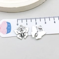 Pendentif papillon en argent antique en alliage de zinc pour bijoux DIY et colliers - Papillon Argent Antique (10046) / Argent antique