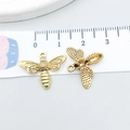 Pendentifs abeille or antique pour bijoux DIY, breloque abeille métal de 2 cm - Abeille en Or Antique (20178) / Or antique